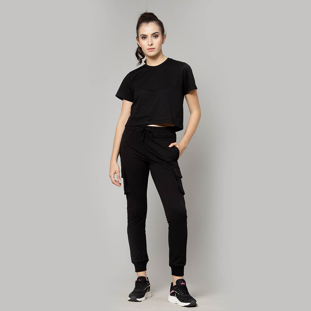 Cargo Joggers Jet Black - Main Image