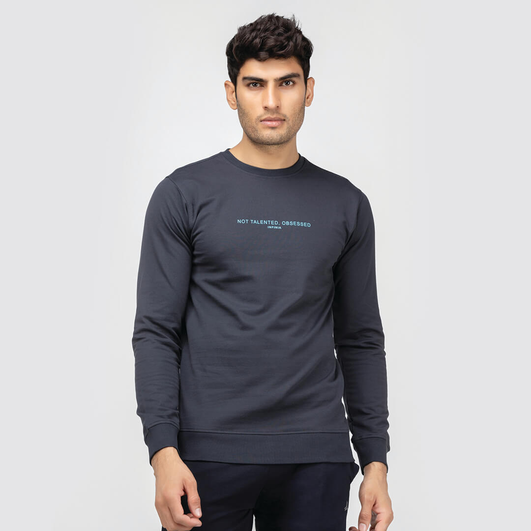 Essentials Sweatshirt Charcoal Grey - Main Image