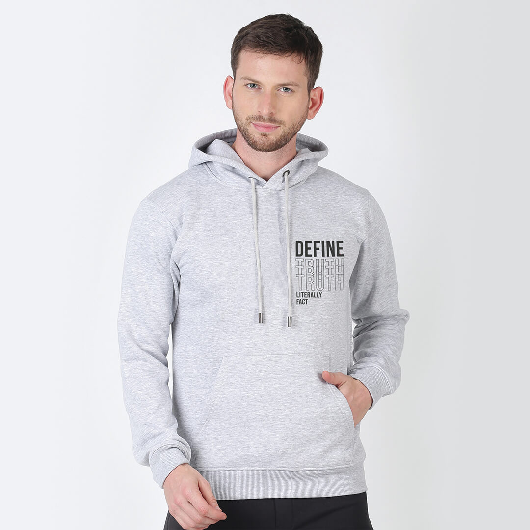 Hoodie Sweatshirt Heather Grey