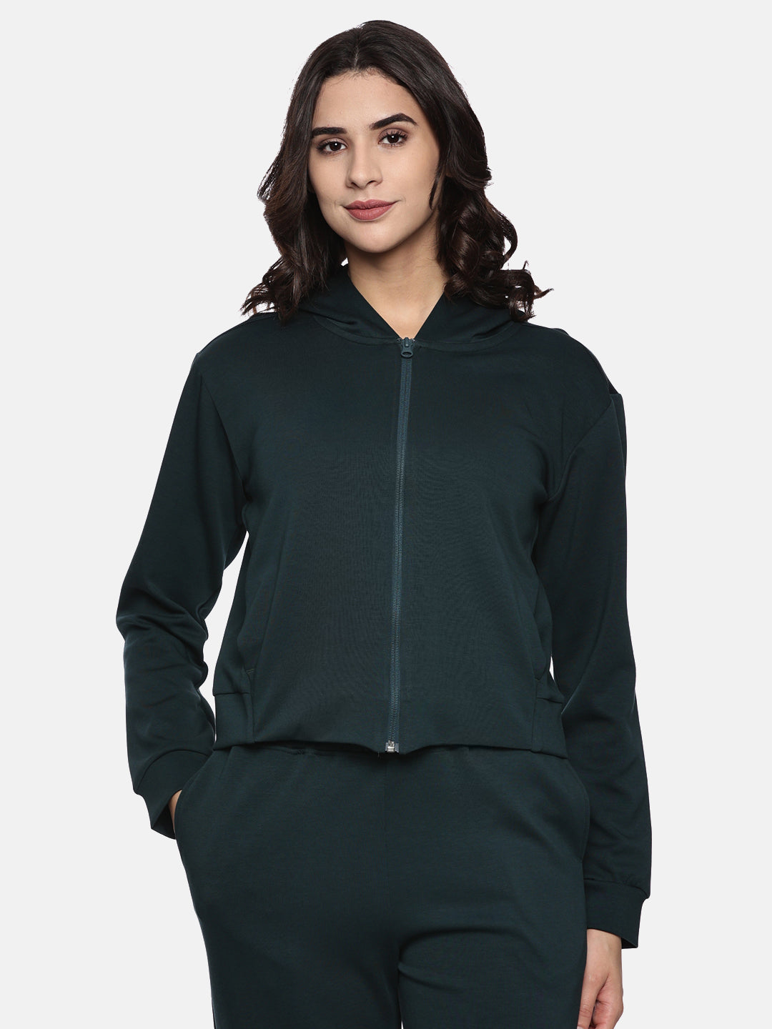 Women's Modal Tech Flex Hoodie - Bliss Green