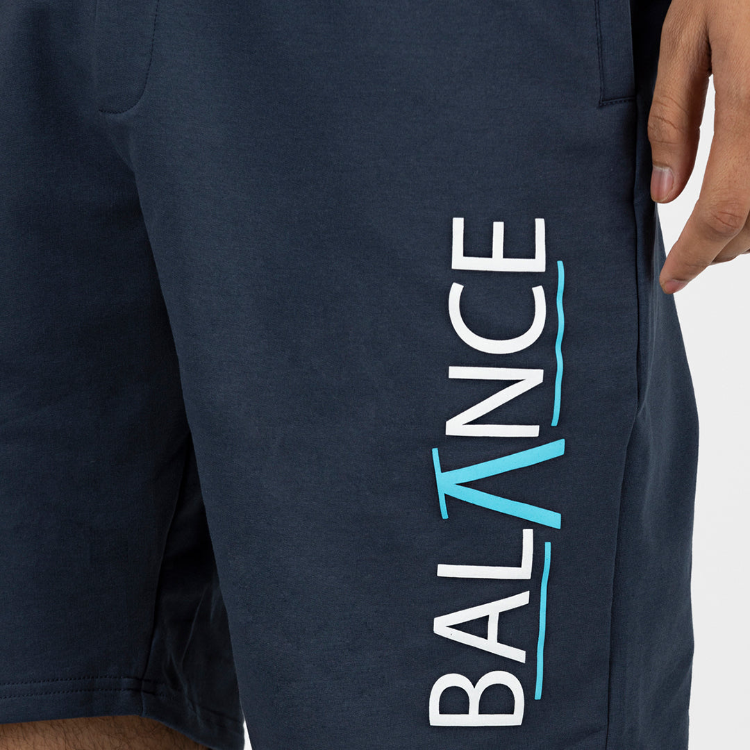 Men's Graphic Printed Shorts - Midnight Navy ( Balance )