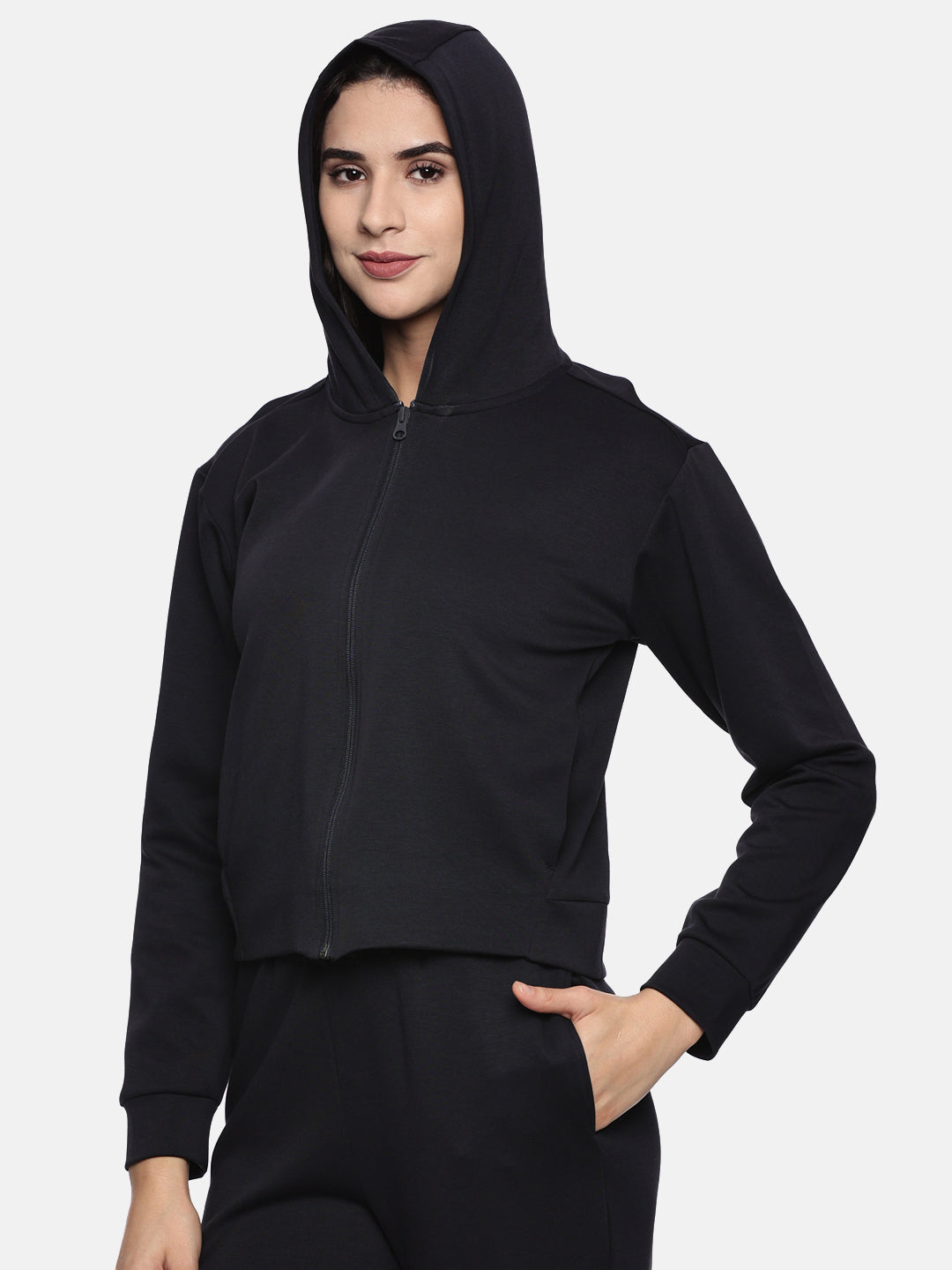 Women's Modal Tech Flex Hoodie - Pacific Navy
