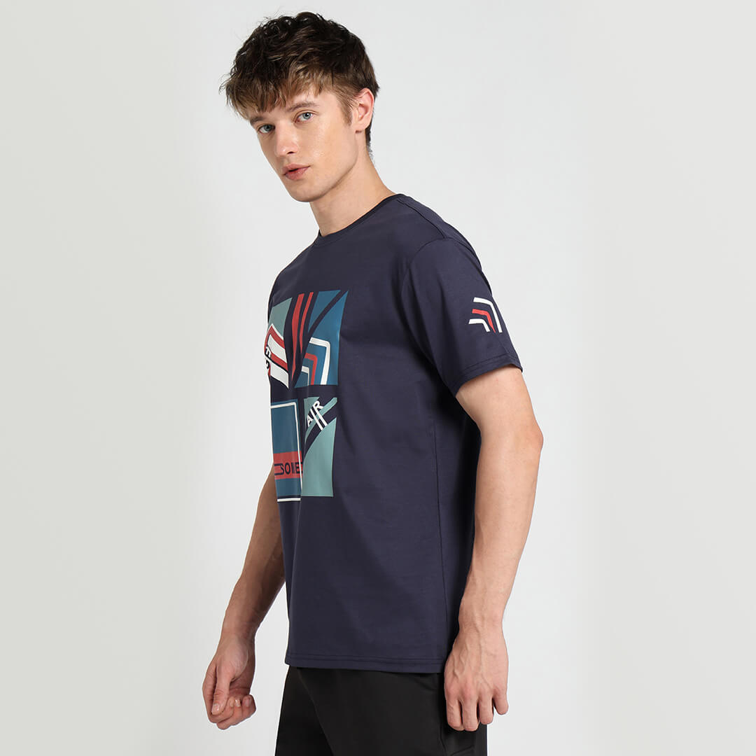 Men's Versatile T-Shirt-Air Navy