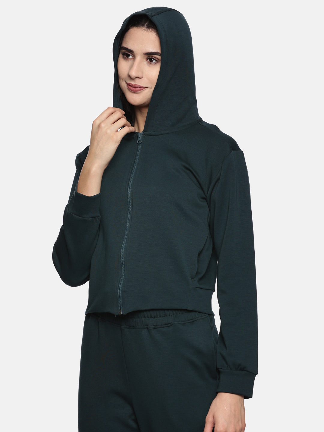 Women's Modal Tech Flex Hoodie - Bliss Green