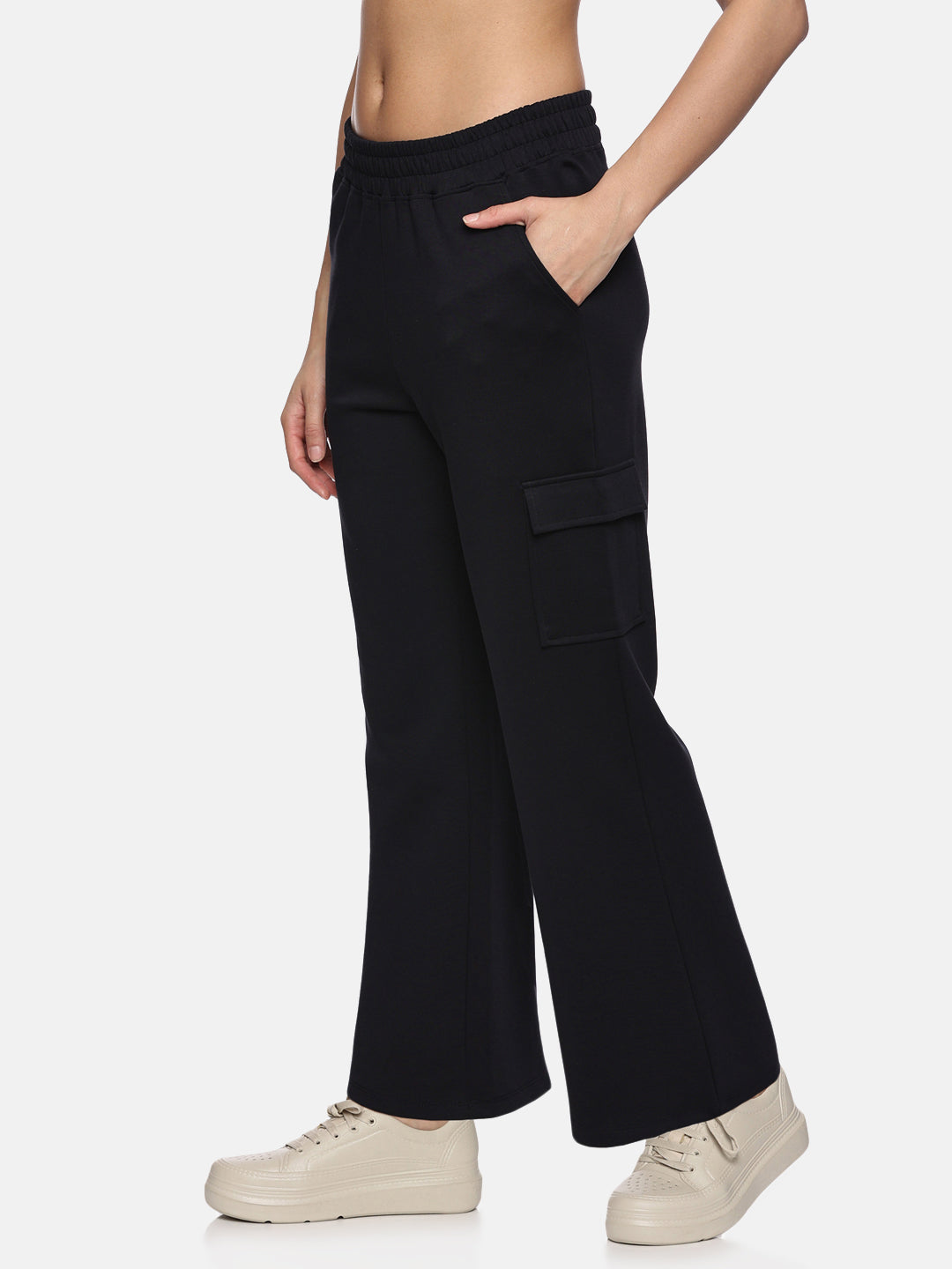 Womens Modal Tech Flex Cargo Pants - Pacific Navy