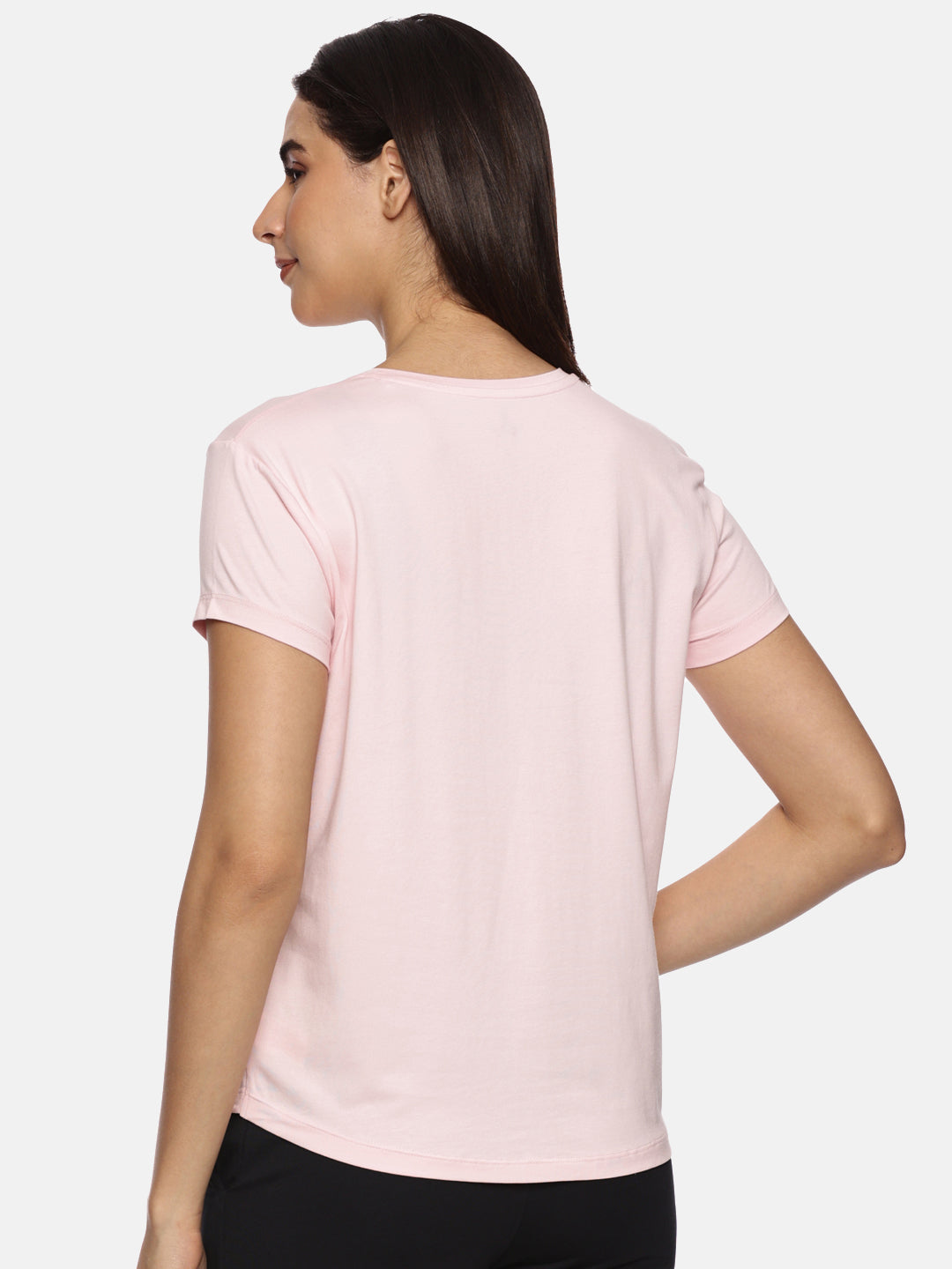 Women’s Stretch Modal T-Shirt – Cameo Pink