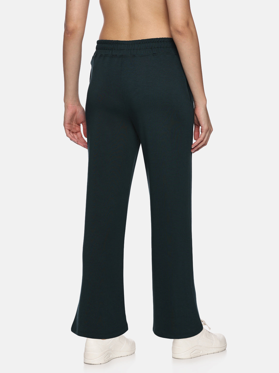 Womens Modal Tech Flex Flare Pants - Bliss Green