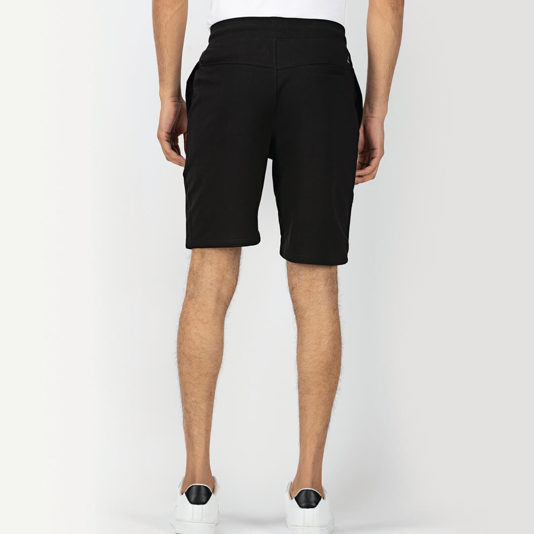 Men's Graphic Printed Shorts - Black ( Workout )