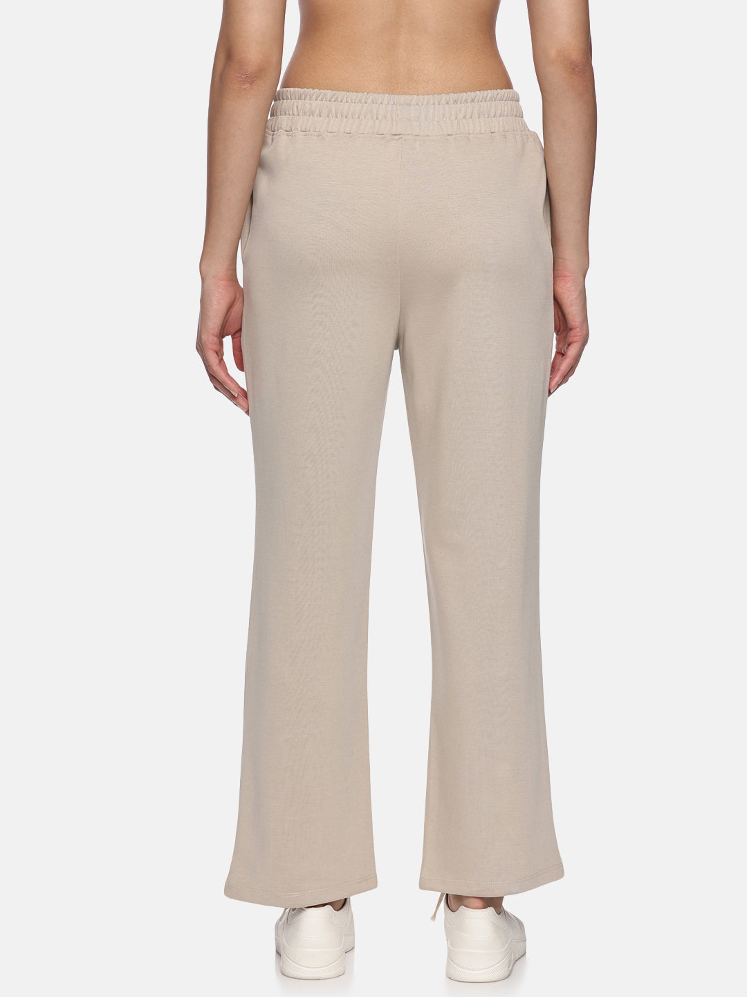 Womens Modal Tech Flex Flare Pants - Bliss Beige