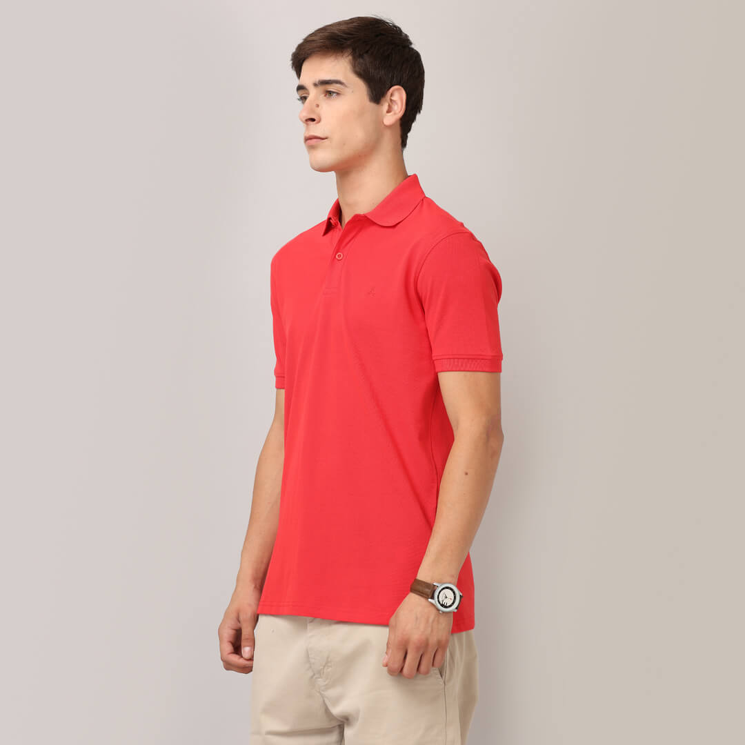 Polo T-Shirts - Red