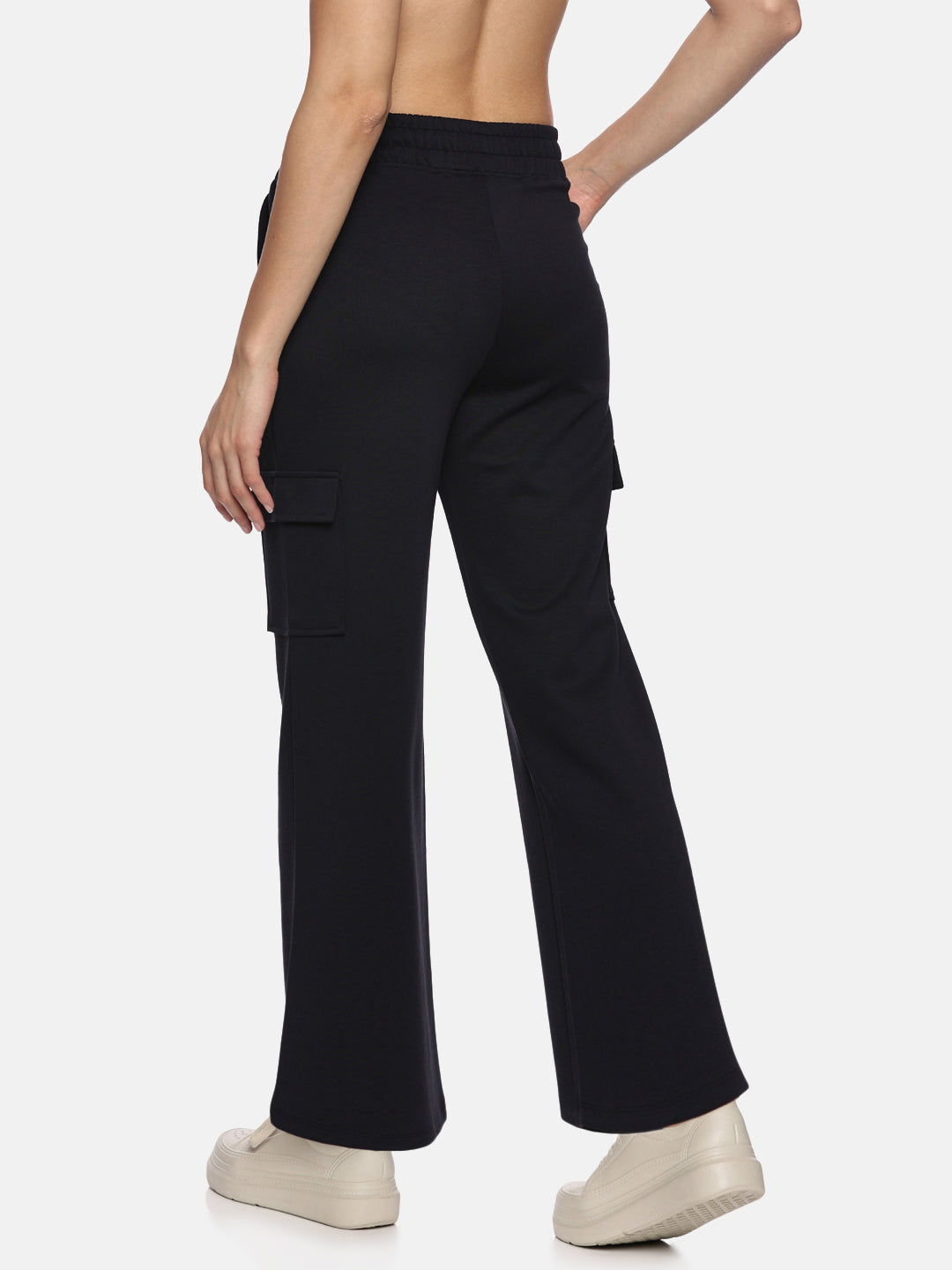 Womens Modal Tech Flex Cargo Pants - Pacific Navy