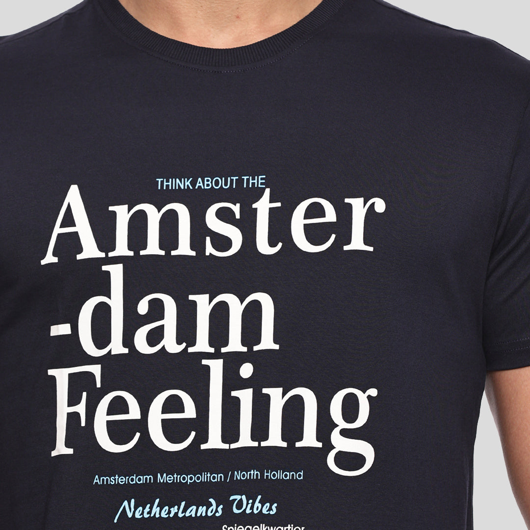 Graphic Printed T-shirt - Submarine Navy
