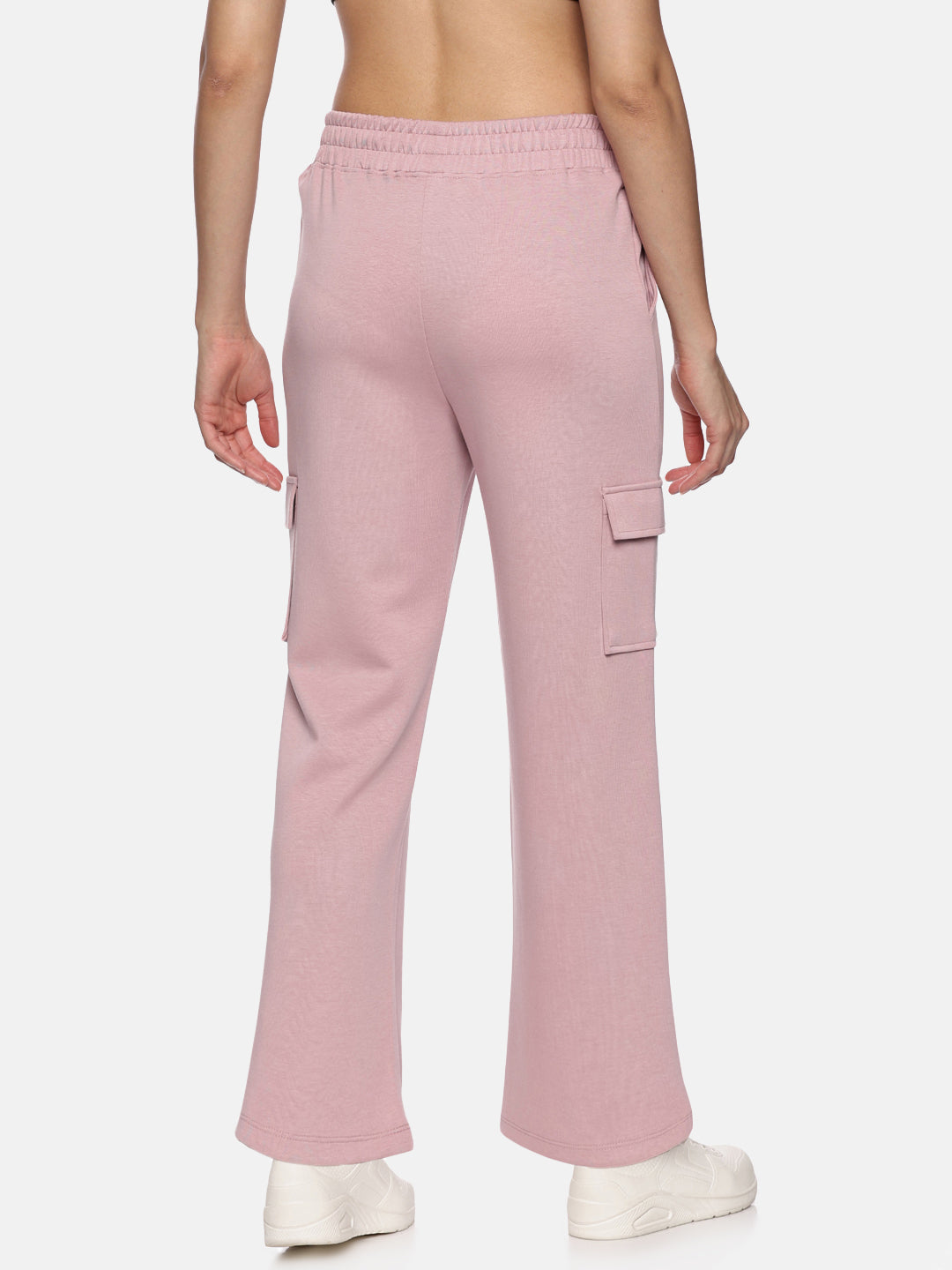 Womens Modal Tech Flex Cargo Pants - Heart Lilac
