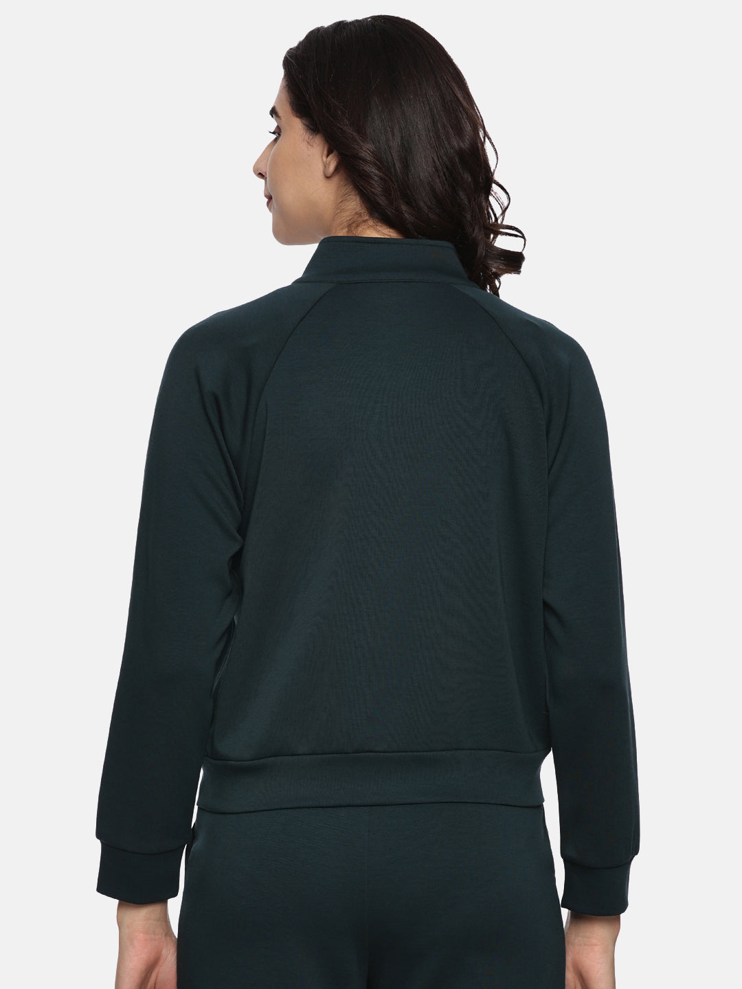 Women's Modal Tech Flex Zip-up Sweatshirt - Bliss Green