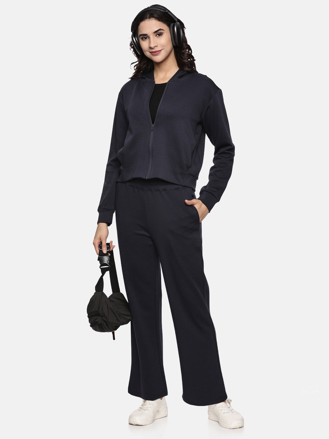 Women's Modal Tech Flex Hoodie - Jet Navy