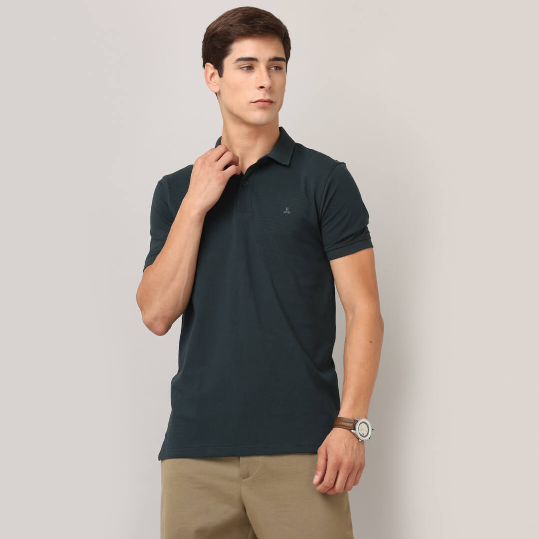 Polo T-Shirts - Green