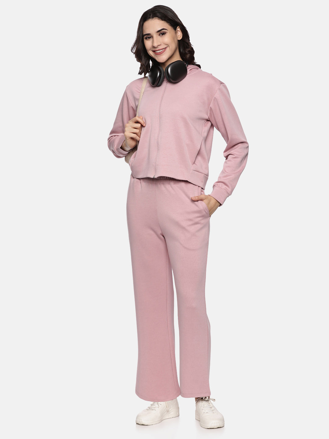 Women's Modal Tech Flex Hoodie - Heart Lilac