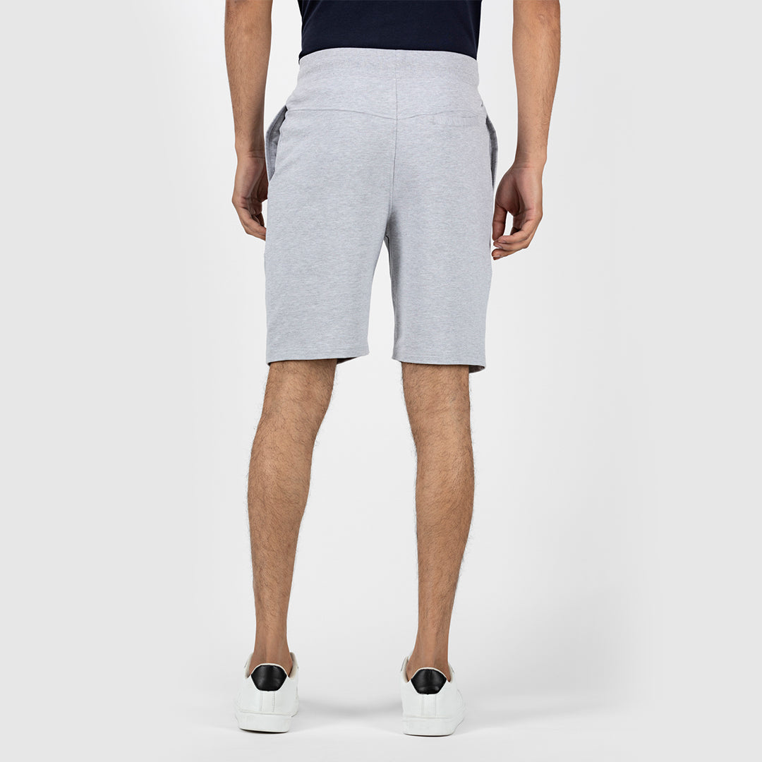 Men's Graphic Printed Shorts - Heather Grey ( Power )