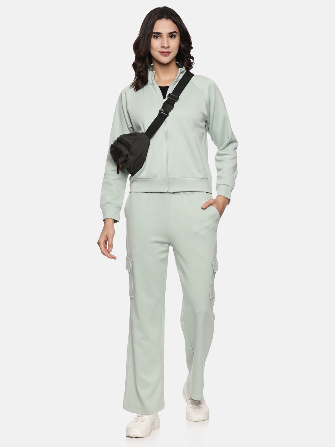 Women's Modal Tech Flex Cargo Pants - Heart Green