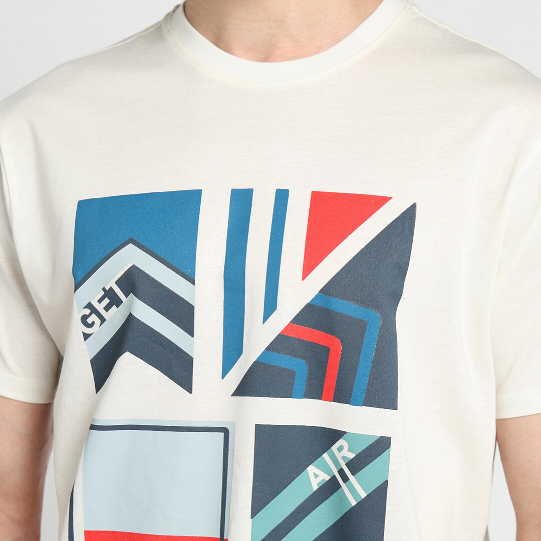 Men's Versatile T-Shirt-Off White