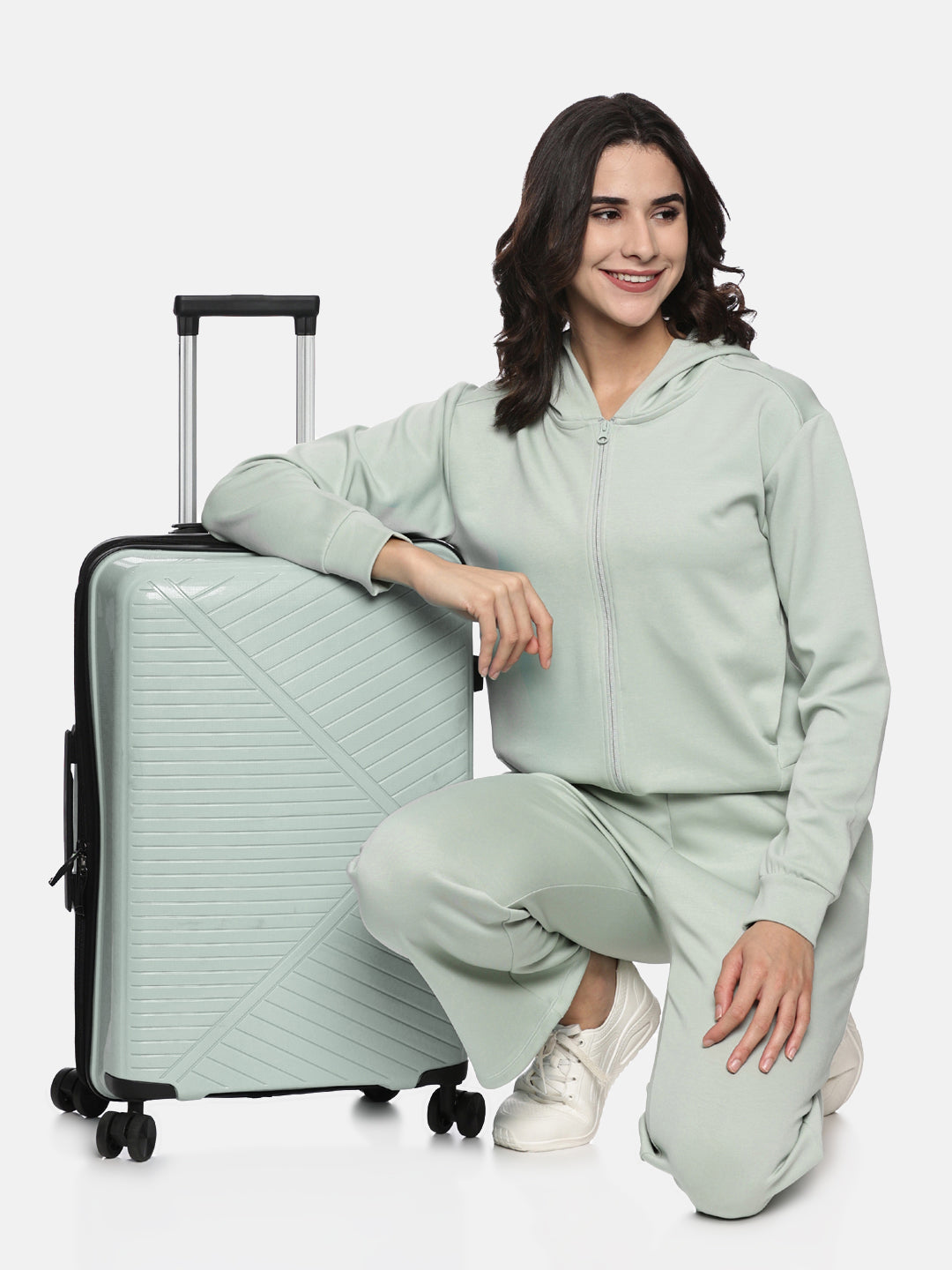 Women's Modal Tech Flex Hoodie - Heart Green