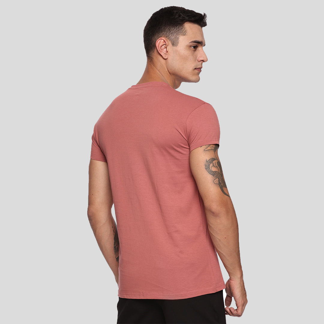 Graphic Printed T-shirt - Chest Nut