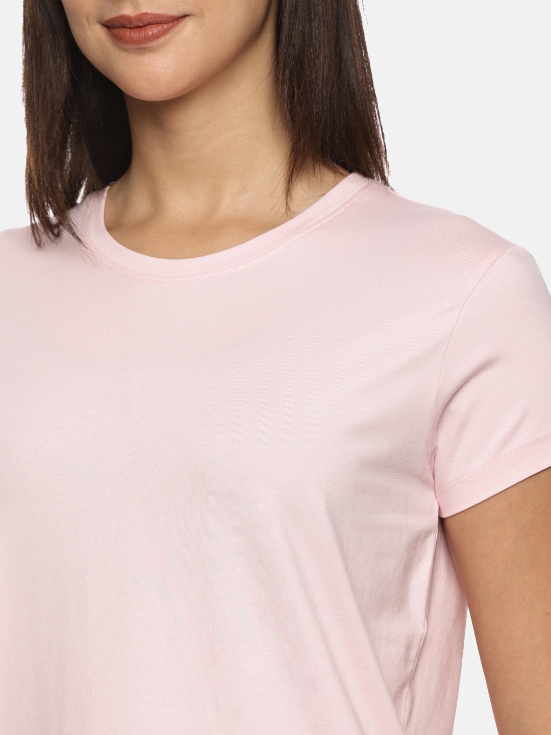 Women’s Stretch Modal T-Shirt – Cameo Pink