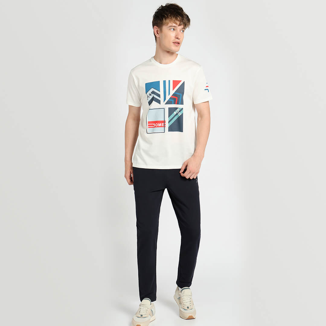 Men's Versatile T-Shirt-Off White