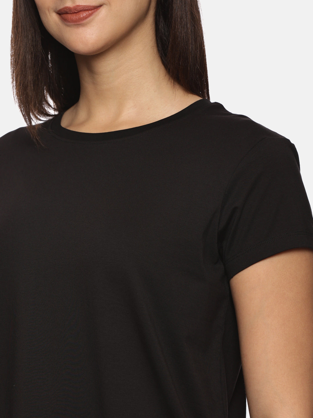 Women’s Stretch Modal T-Shirt – Black