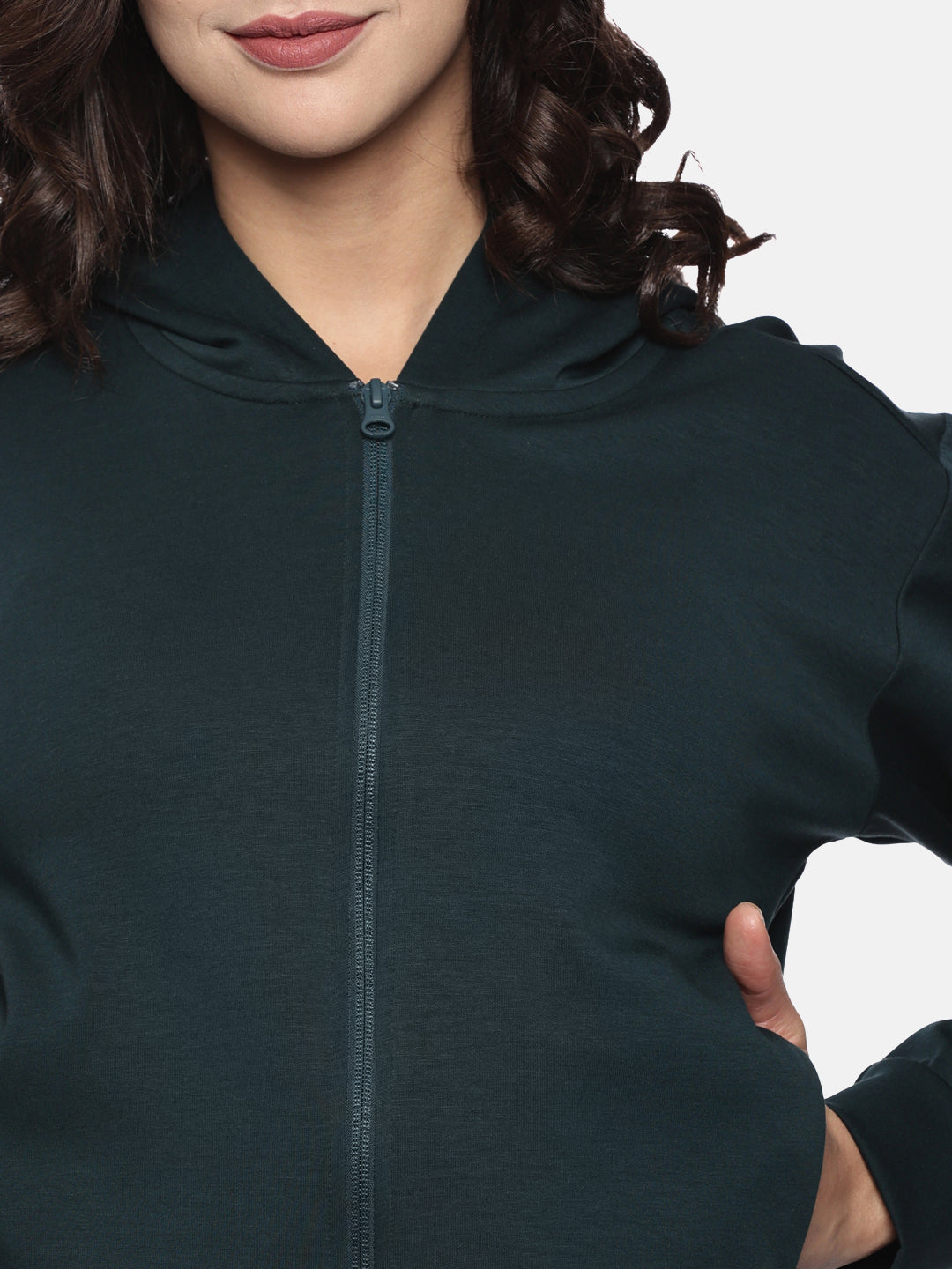 Women's Modal Tech Flex Hoodie - Bliss Green