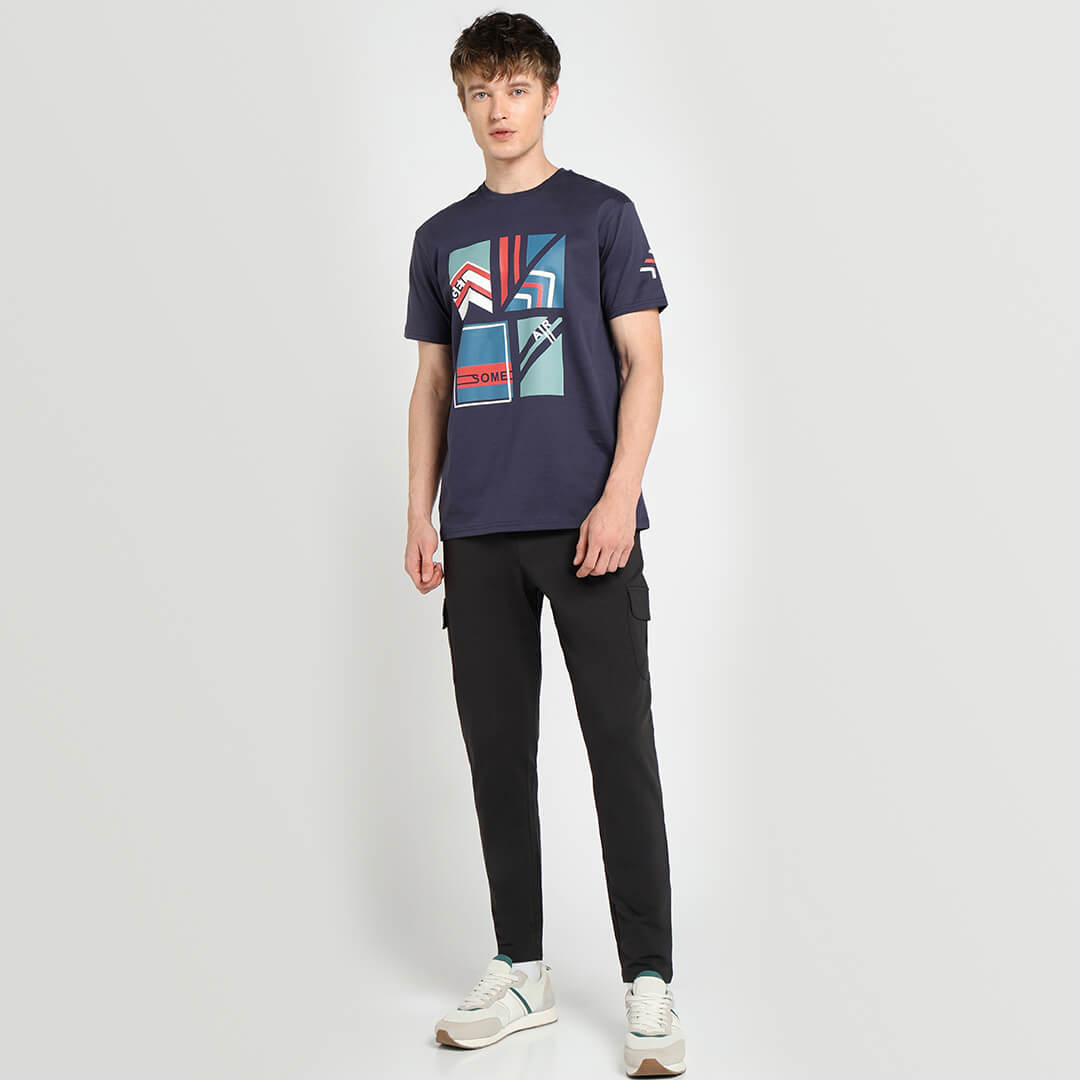Men's Versatile T-Shirt-Air Navy