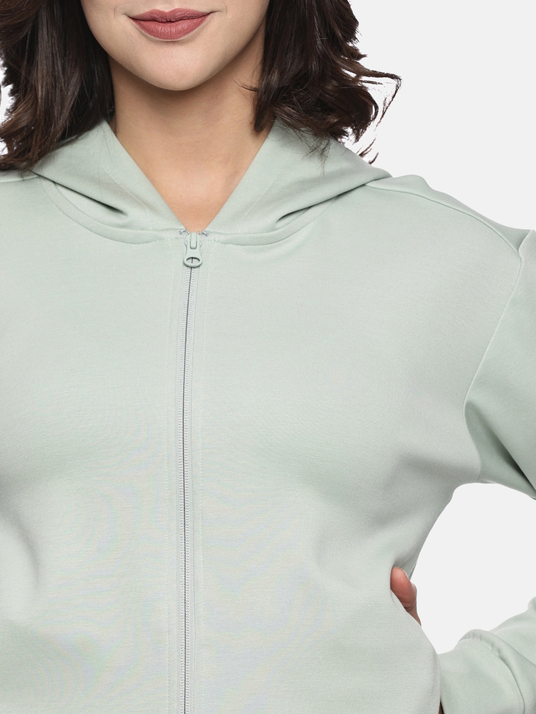 Women's Modal Tech Flex Hoodie - Heart Green