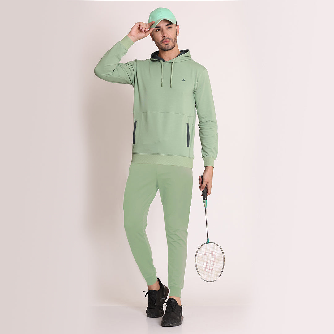 Blend Co-ords Set-Spinach Green