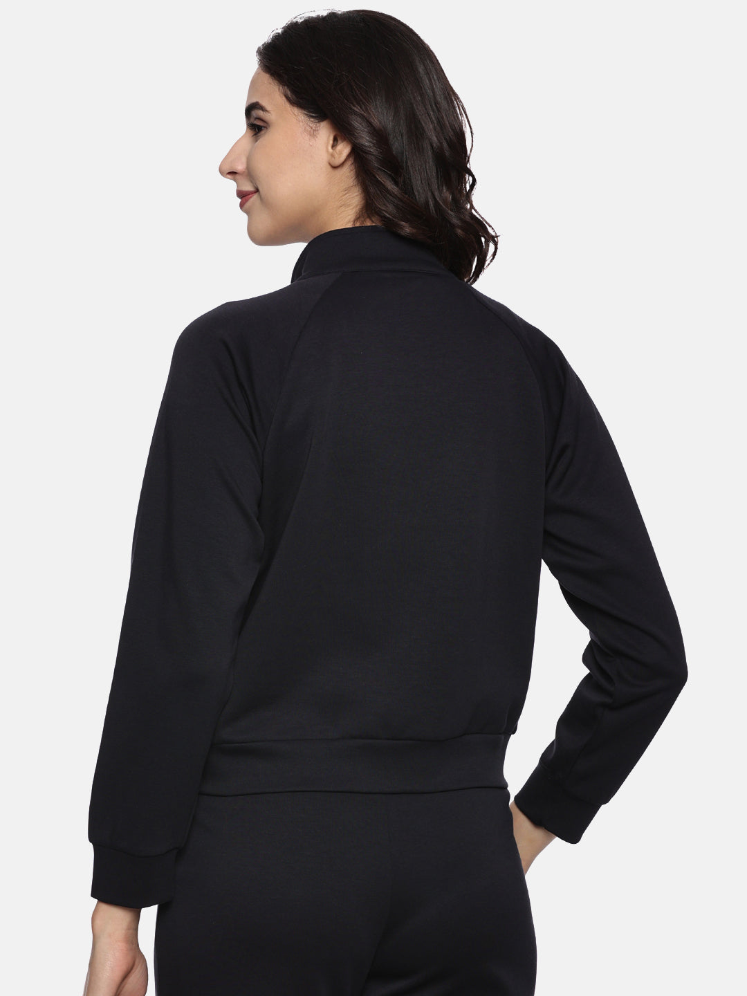 Modal Tech Flex Zip-up Sweatshirt - Pacific Navy