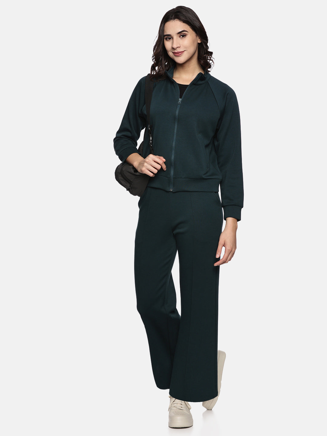 Women's Modal Tech Flex Zip-up Sweatshirt - Bliss Green