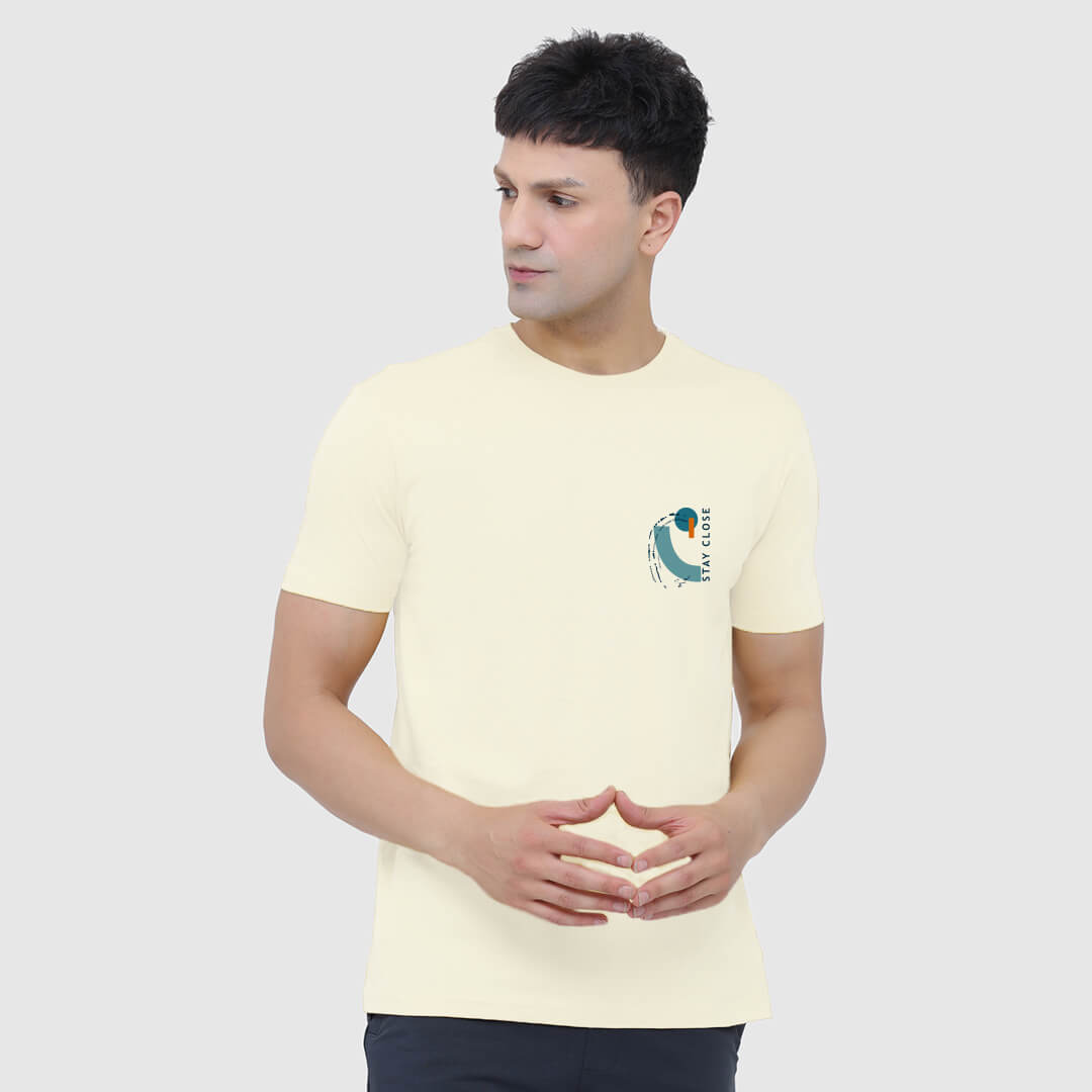 Graphic Printed T-shirt - Oat