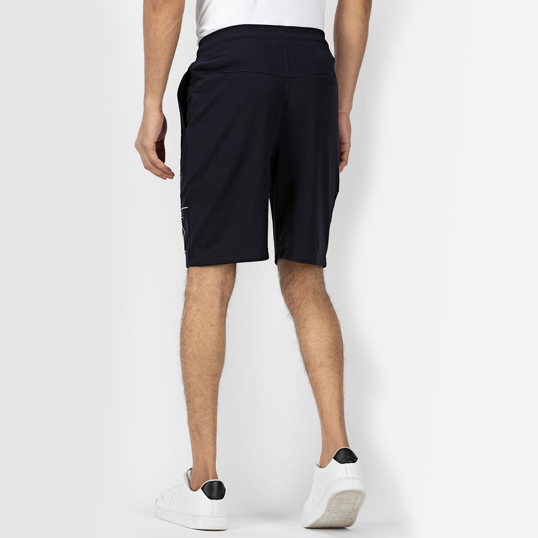 Men's Graphic Printed Shorts - Space Navy ( Reflect )