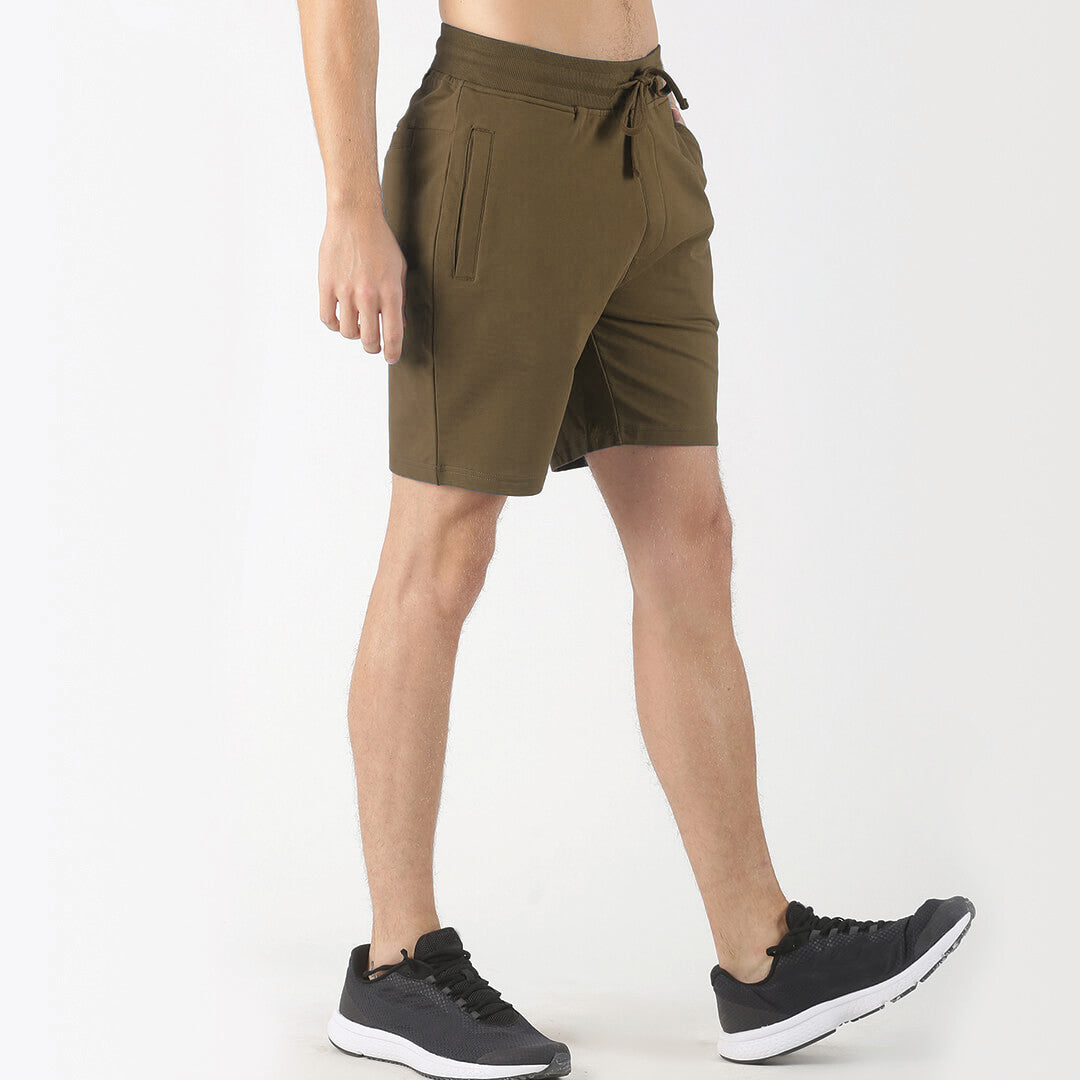 Solid Shorts - Taupe