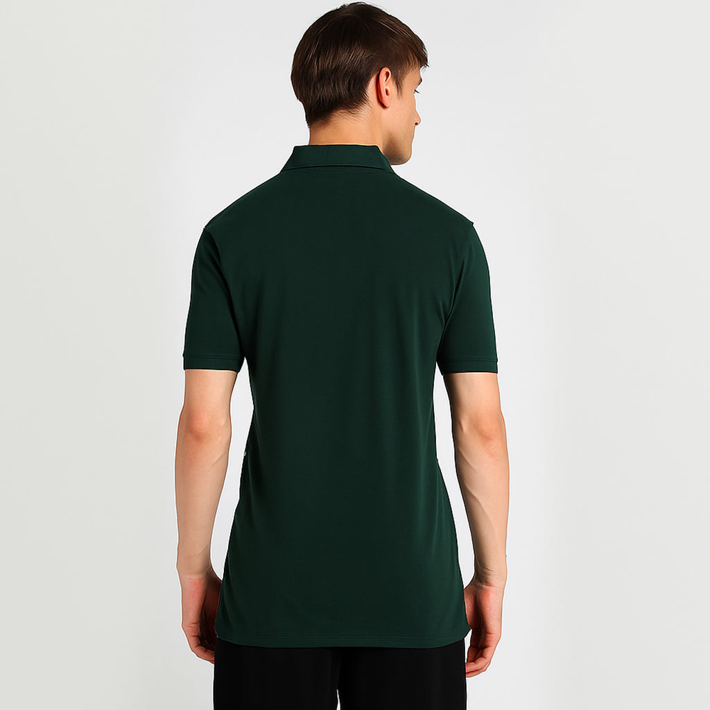 Tennis Polo T-shirt- Duck Green
