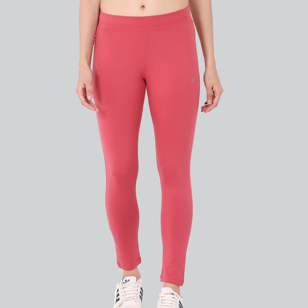 Yoga Pants - Garnet Rose