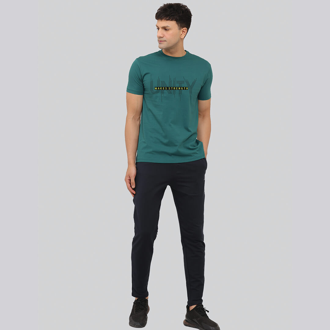 Graphic Printed T-shirt - Pine Green