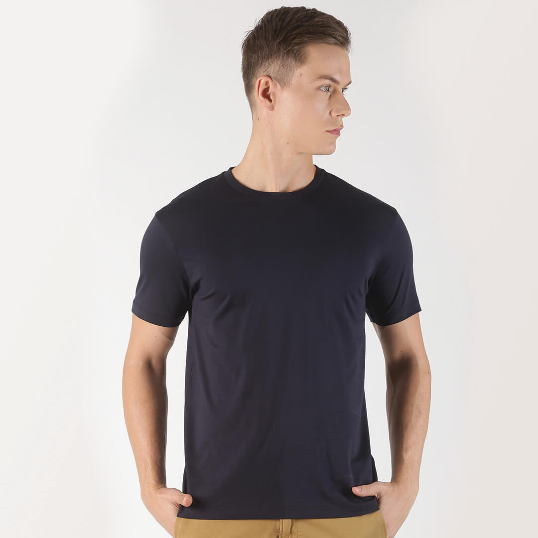 Supima T-shirt- Navy