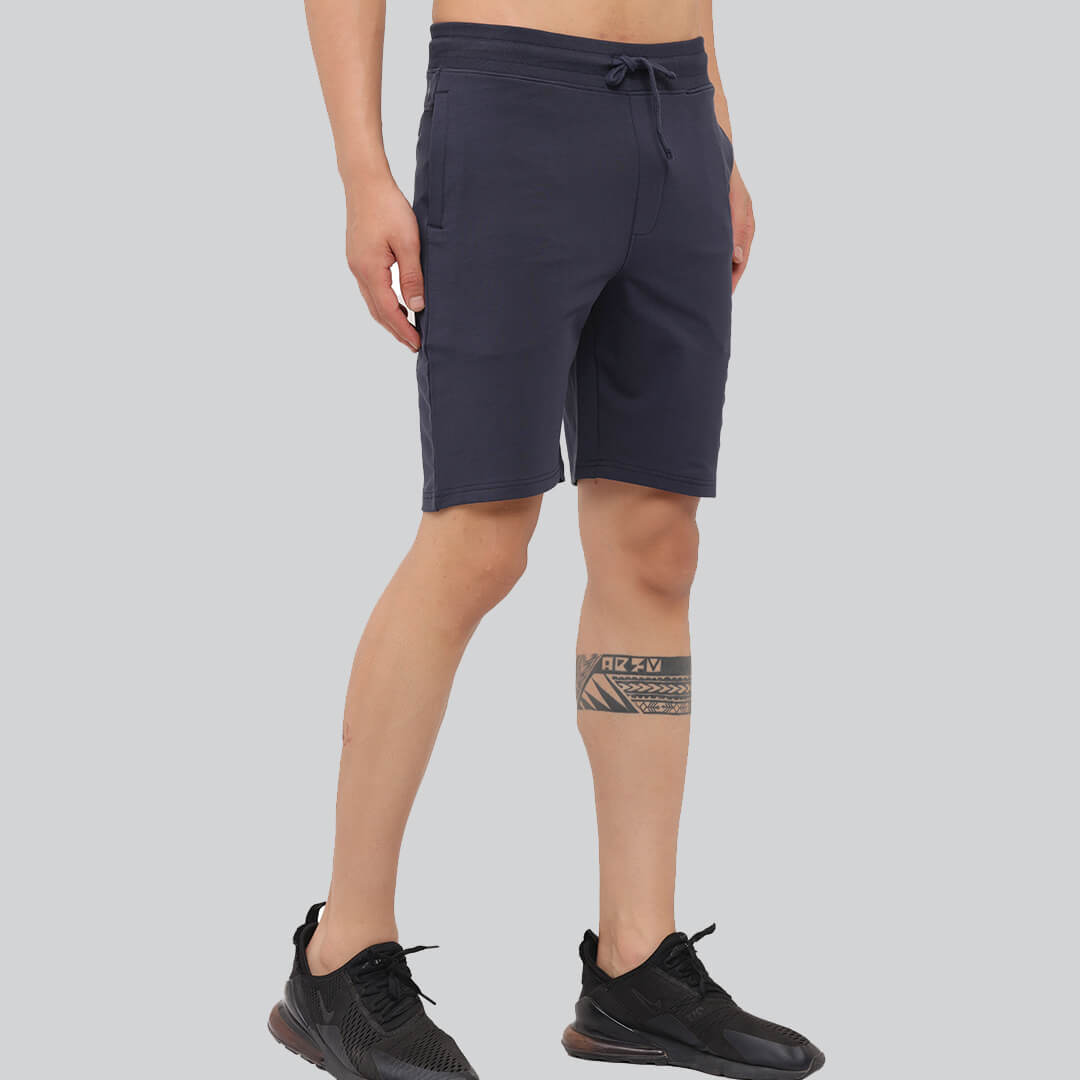 Printed Shorts - Blue Graphite