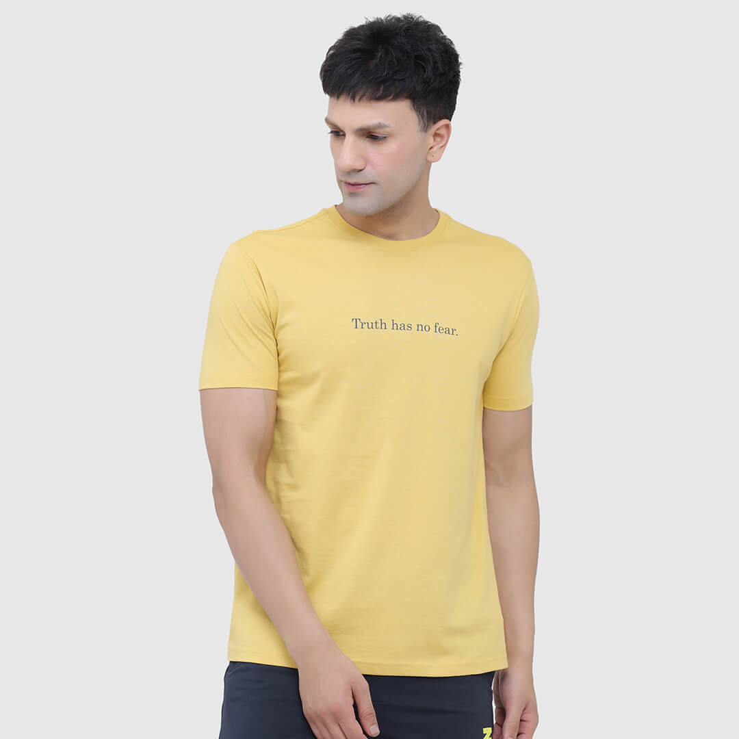 Essential Liner T-shirt-Ocher