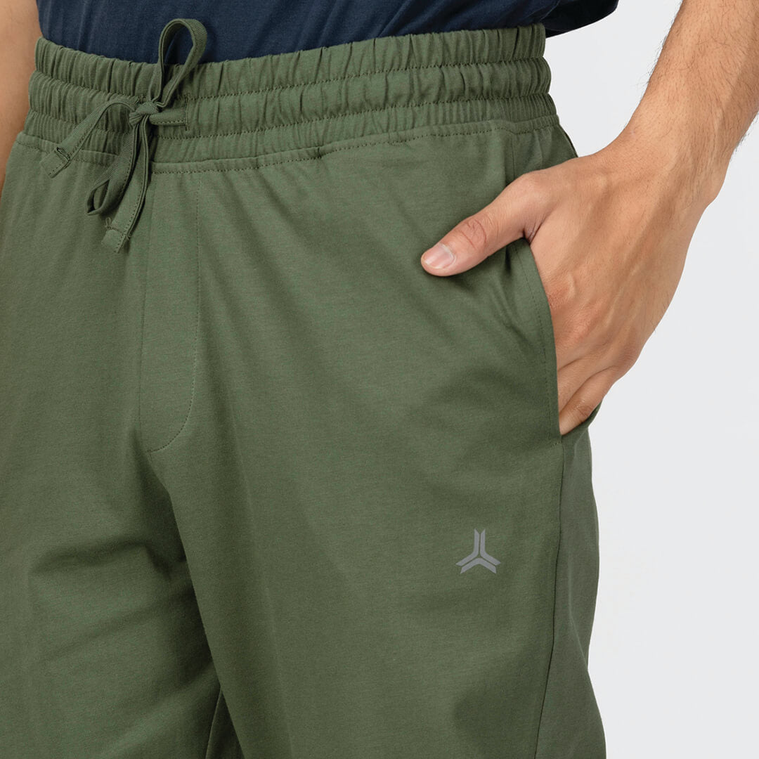 Essential Track Pants - Kelp Green