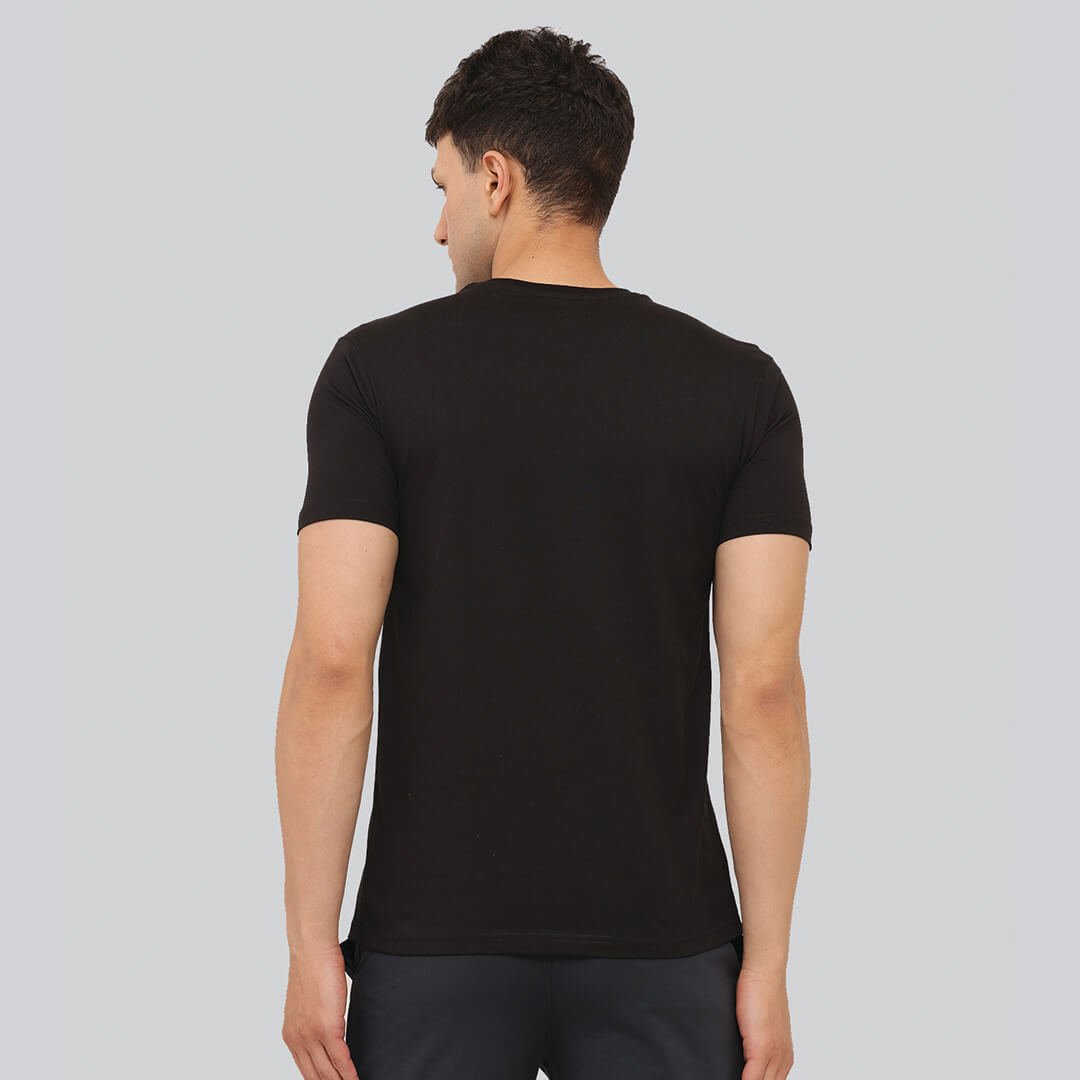 Graphic Printed T-shirt - Black