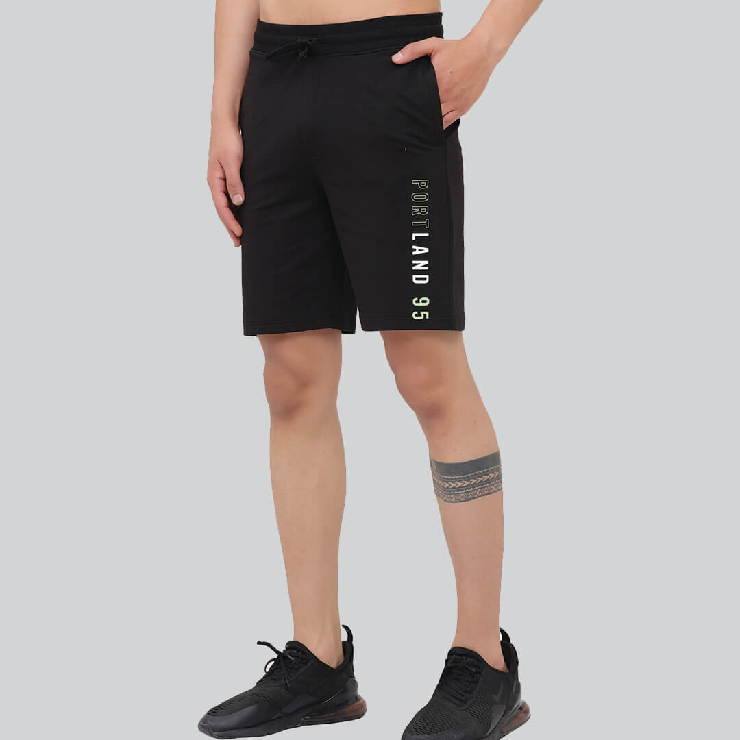 Printed Shorts - Black (portland)