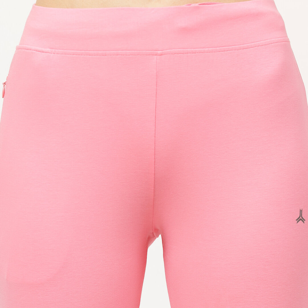 Yoga Pants Pack of 2 - Neon Pink & Denim Blue