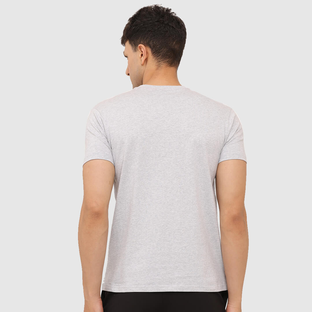 Essential Liner T-shirt- Heather Grey