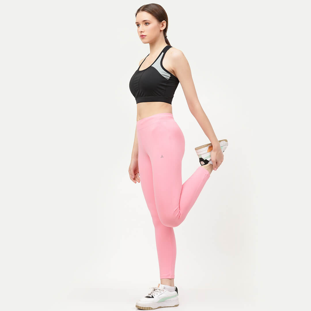 Yoga Pants Pack of 3 - Neon Pink, Opera Mauve & Independence Blue